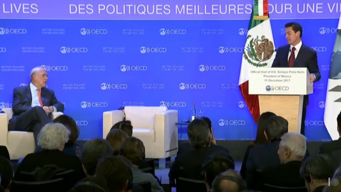 EPN preside conferencia en la OCDE