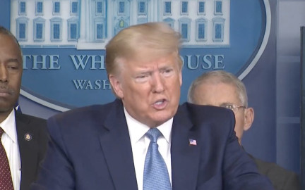 Afirma Trump que México, EU y Canadá trabajan juntos para frenar al coronavirus