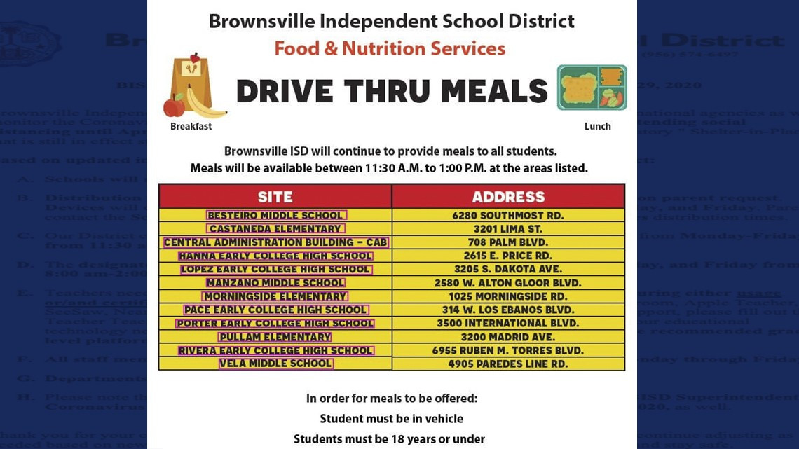 Brownsville ISD cancela clases hasta nuevo aviso