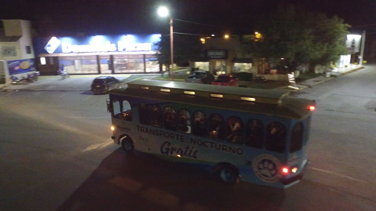 Ruta de las Unidades del Transporte Nocturno