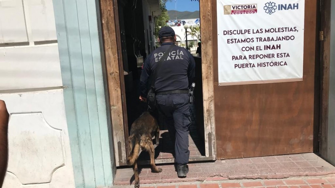 Reportan amenaza de bomba en presidencia de Victoria; PC dice solo fue inspección de rutina