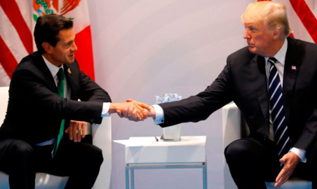 Elogios de EPN hacia política migratoria de Trump son falsos: SRE