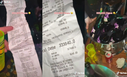 Gastan más de 300 mil pesos en un bar y video se hace tendencia 