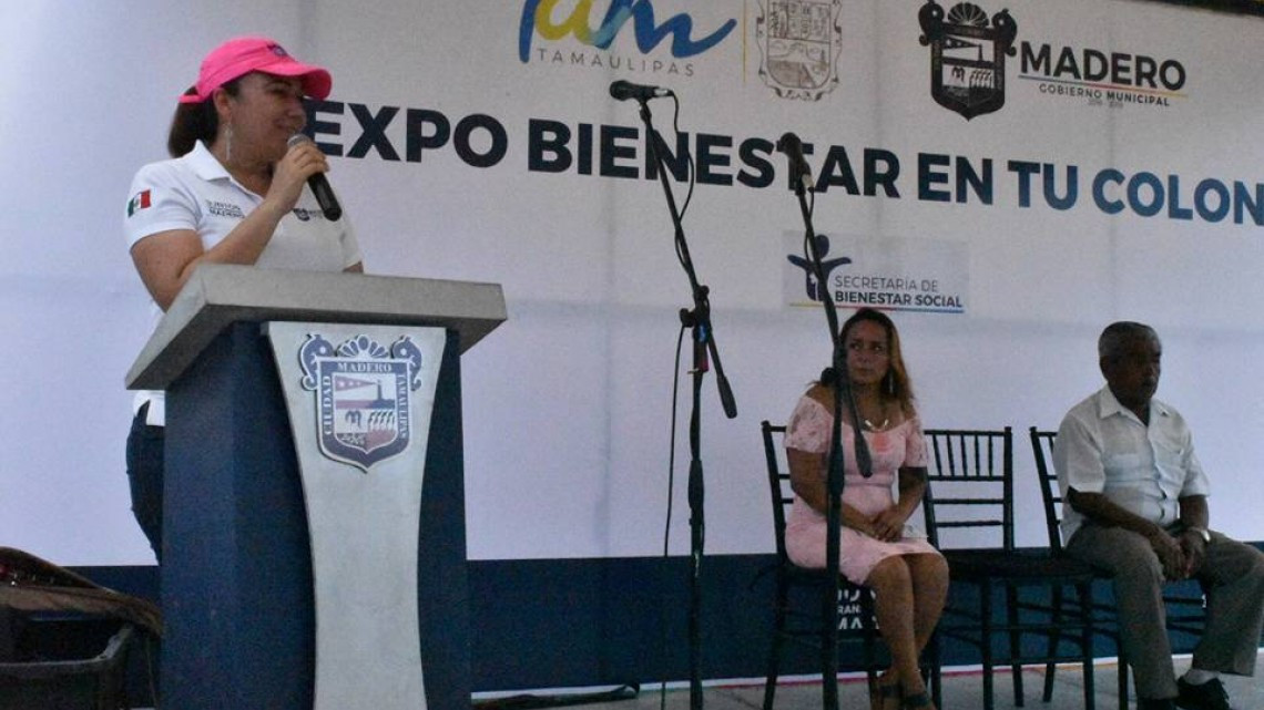 “Primer Expo Bienestar Social en Tú Colonia” en Madero
