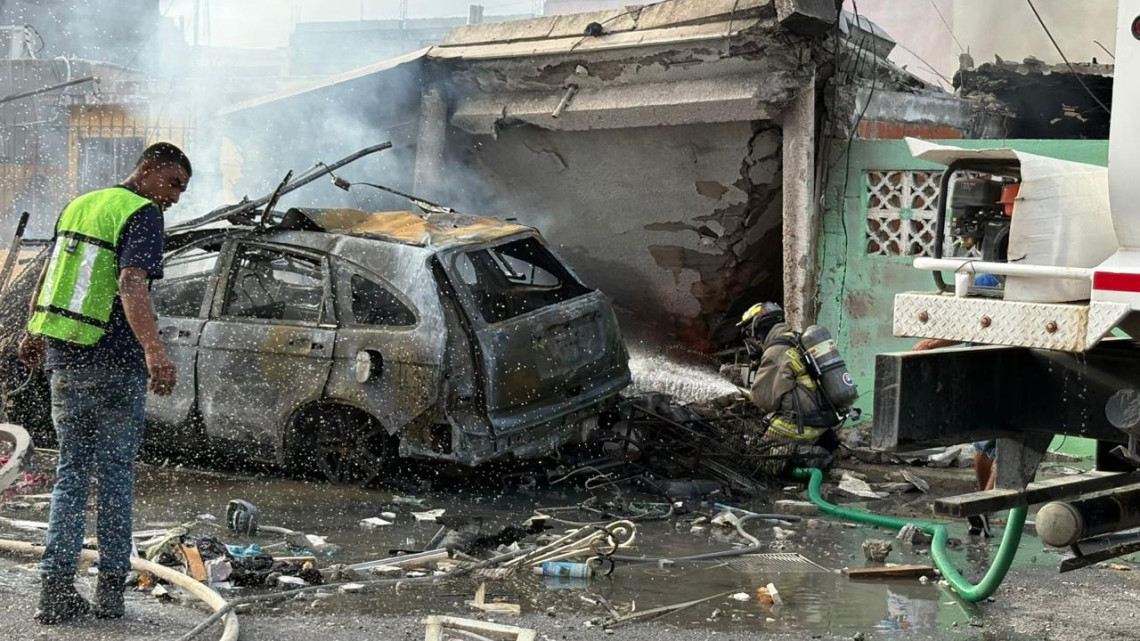 Fatal explosión sacude a  Nuevo Laredo, deja víctimas y daños materiales 