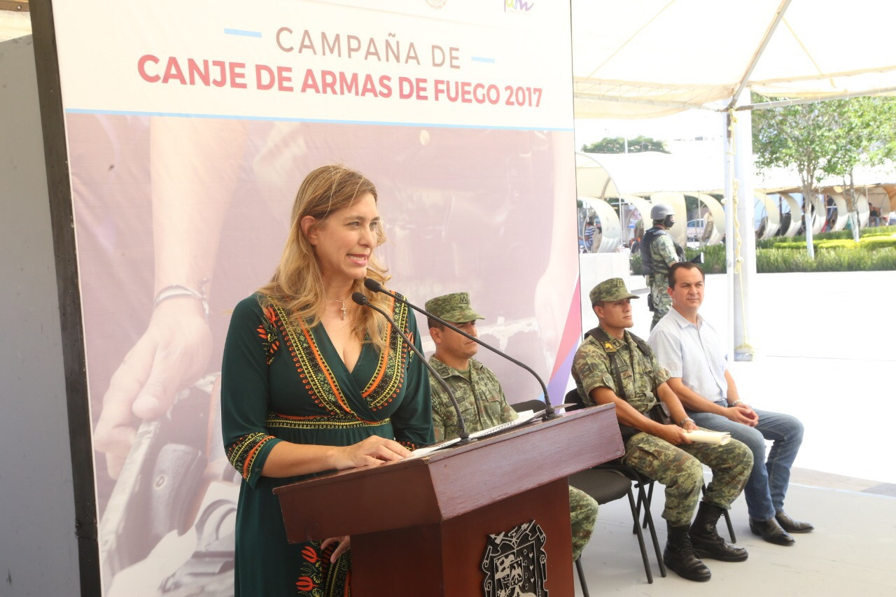 Inaugura Maki Ortiz campaña de Canje de Armas