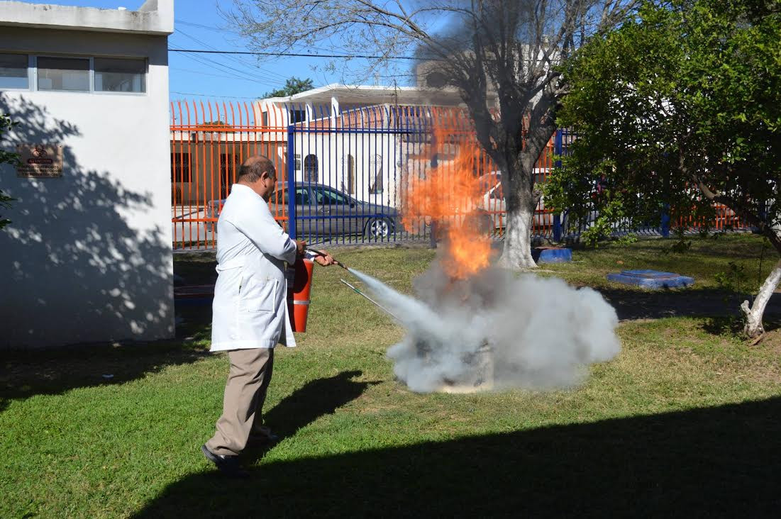 Realizan simulacro contra incendio en UAT Reynosa-Aztlán