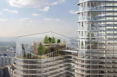 "The Link": el rascacielos más alto de Francia y su mayor área verde