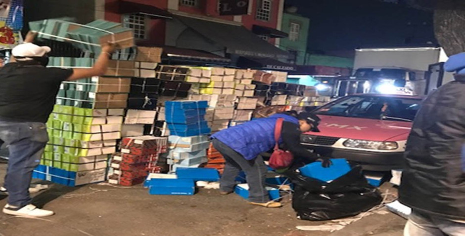 Aseguran cerca de 9 mil pares de tenis `pirata´