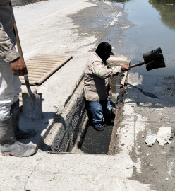 Realizó COMAPA limpieza de pluviales en la colonia Módulo 2000 Rancho Grande