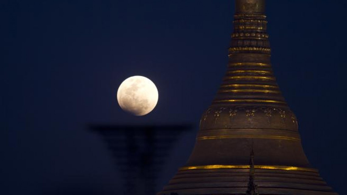 Así se vivió la superluna azul de sangre en el mundo