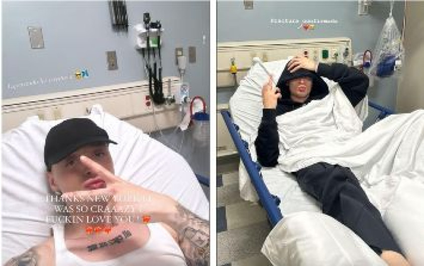 Peso Pluma termina en el hospital tras sufrir accidente durante concierto