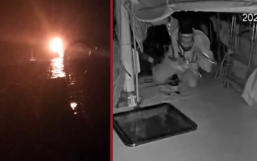 Atacan con químicos y granadas a flotilla humanitaria rumbo a Gaza; SRE reporta mexicanos a salvo 