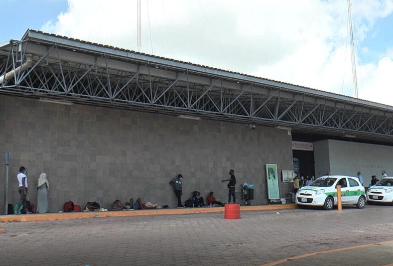 Migrantes africanos se unen a caravana migrante en Tamaulipas