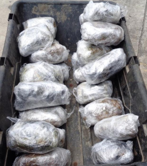 Aseguran carga de metanfetaminas en Puente Internacional de Hidalgo