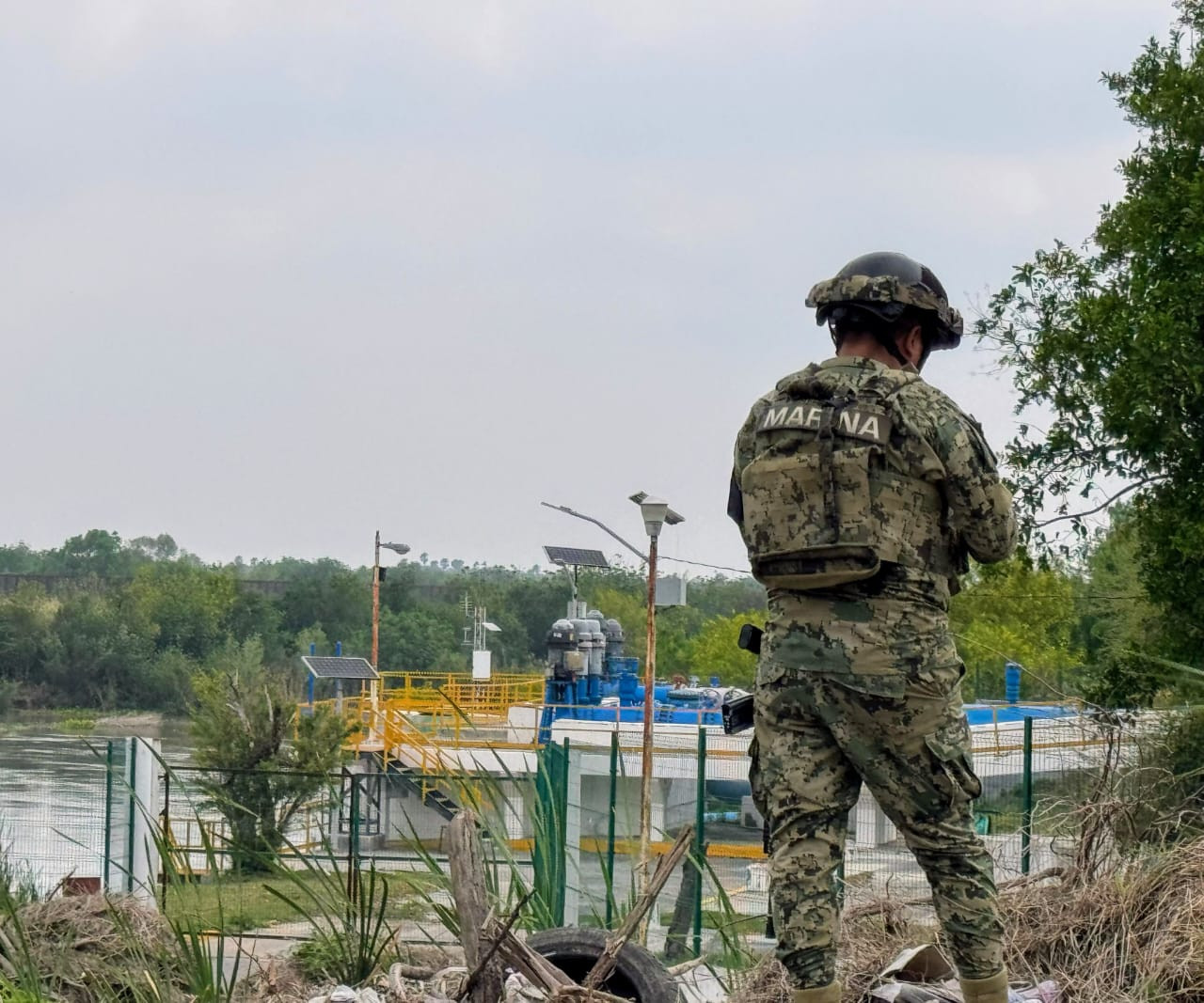 Mantienen vigilancia por creciente del Río Bravo en Matamoros