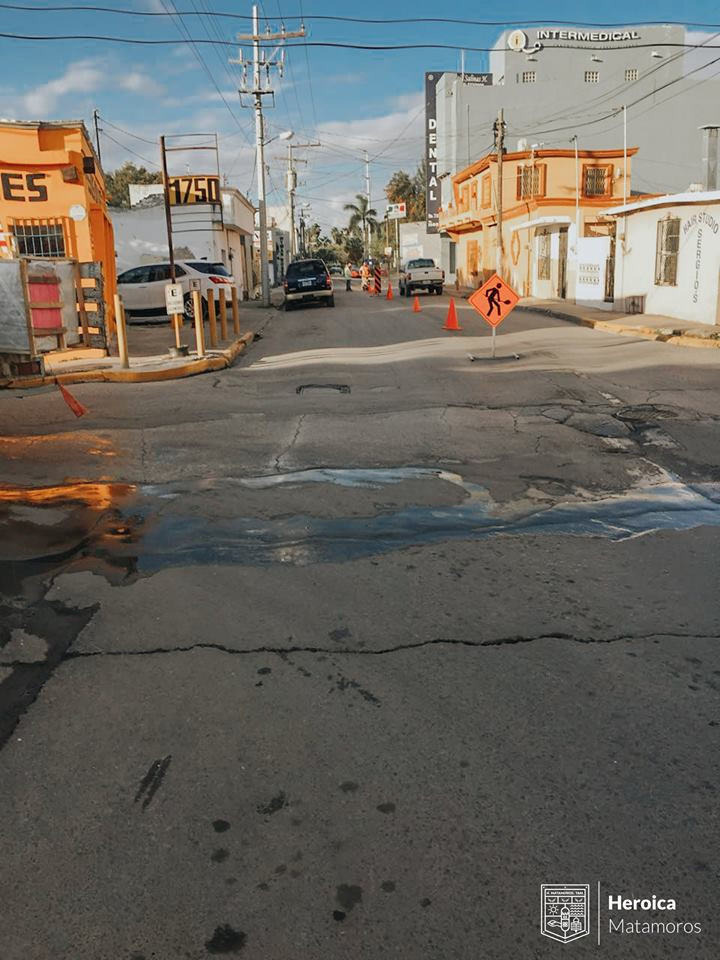 Realizan trabajos de rehabilitación en la red de agua