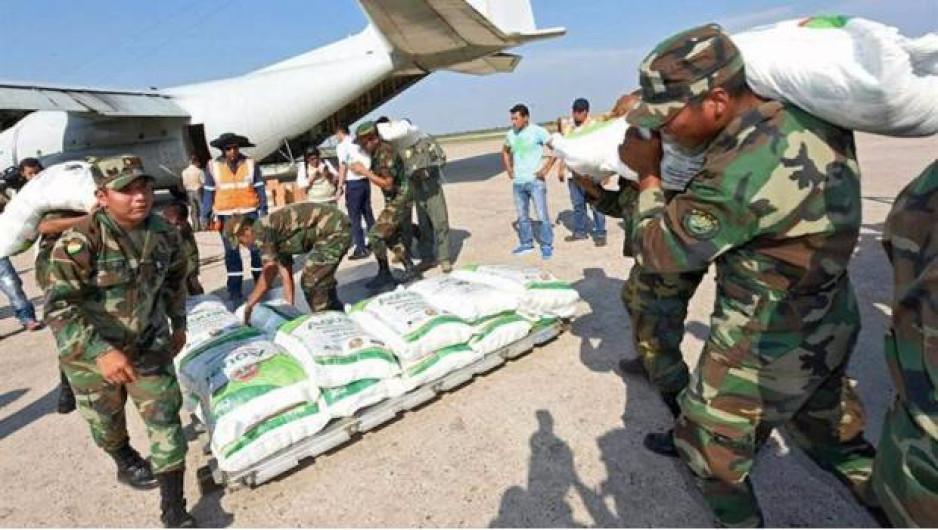 Agradece Humberto Valezzi ayuda humanitaria de Bolivia