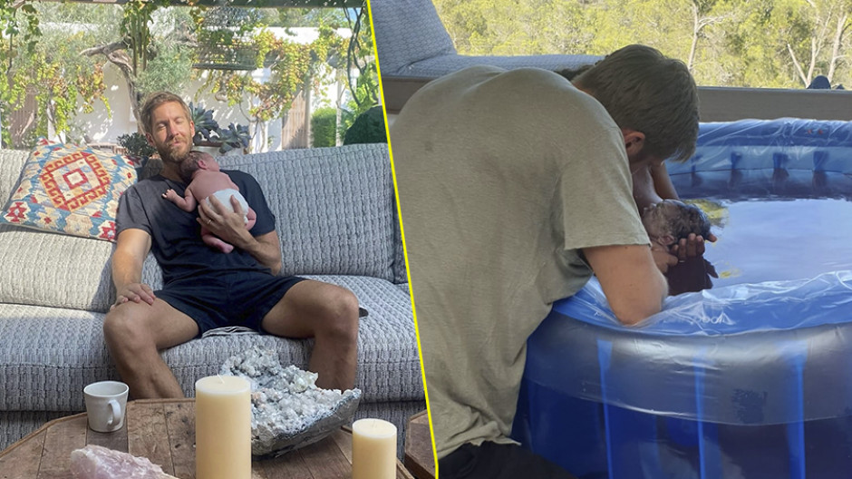Calvin Harris presenta a su primer hijo con fotos íntimas desde Ibiza
