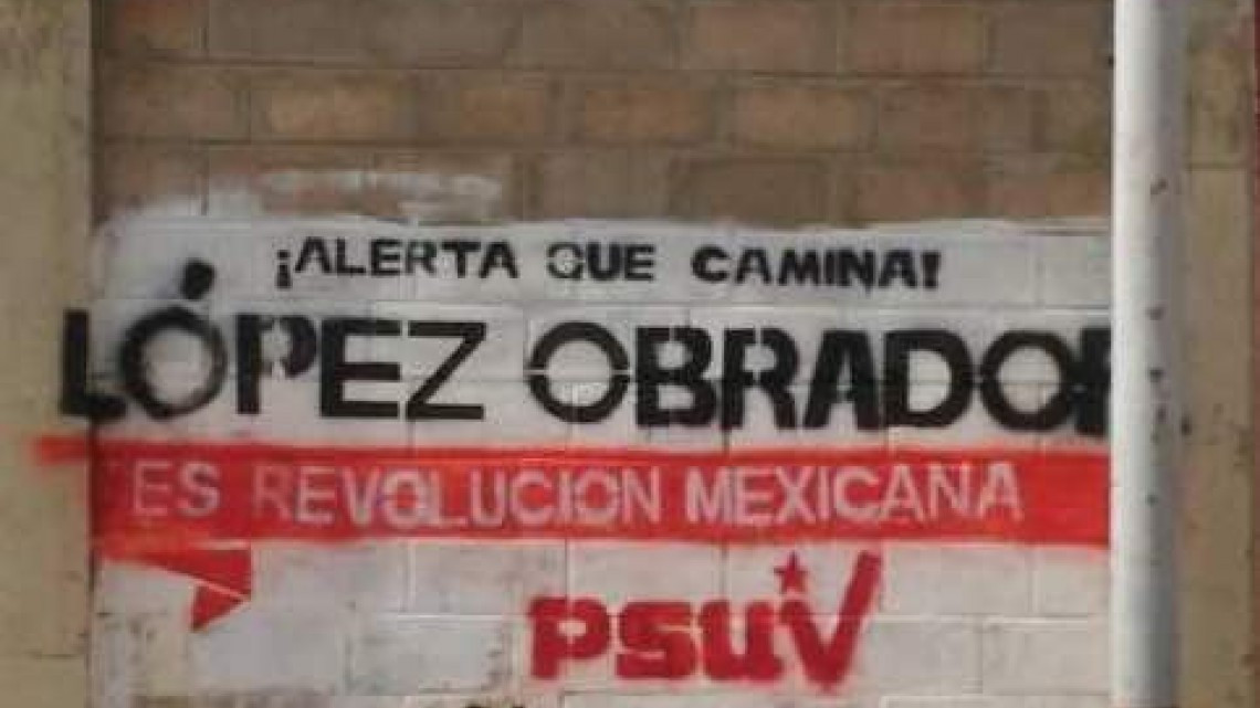 Se deslinda PSUV de pintas en apoyo a AMLO
