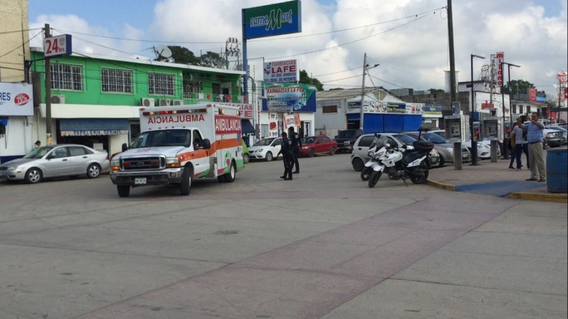 Simulan incendio en presidencia municipal de Altamira