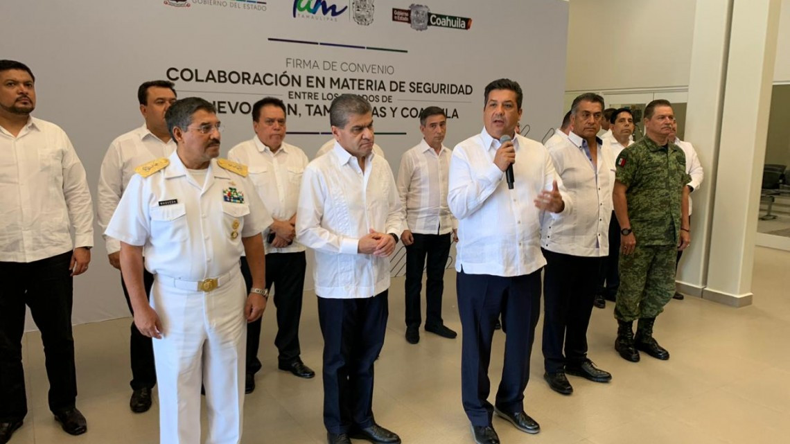 Firman gobernadores del Norte Convenio de Seguridad