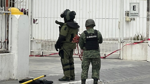 Confirma que granada asegurada en preparatoria es real