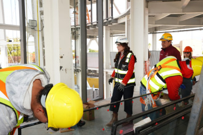 Supervisa alcaldesa Carmen Lilia Canturosas avances del Museo de Ciencia y Tecnología, proyecto único en la región