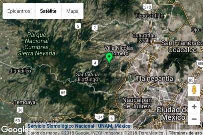 SSN reporta sismo de 3.1 grados en Edomex