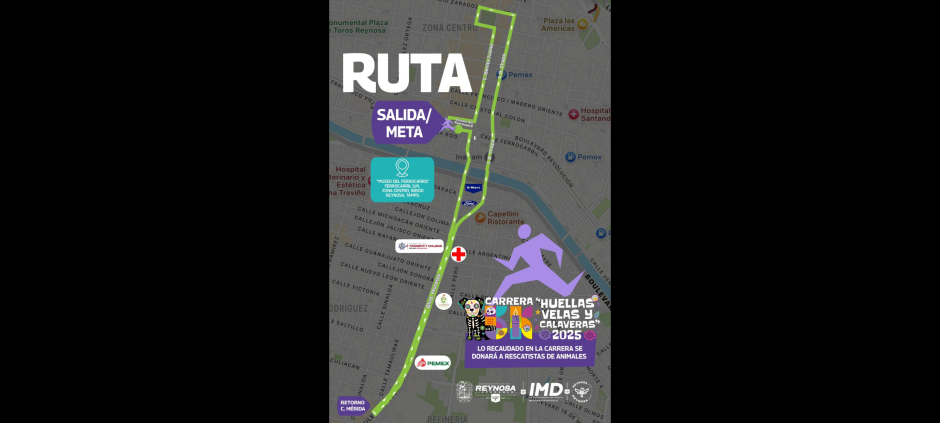  Todo listo para celebrar la Carrera Huellas, Velas y Calaveras este 2 de noviembre 