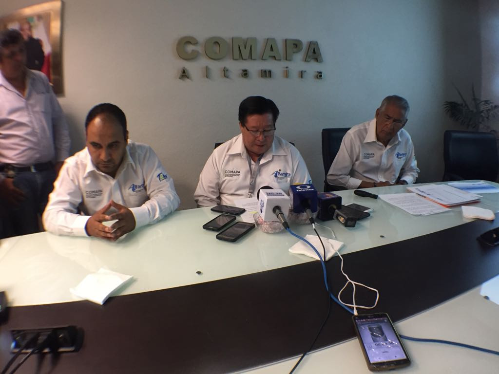 Garantizan agua potable en la temporada de estiaje en la zona de Altamira.