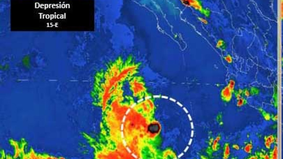 Se forma depresión tropical en el Pacífico