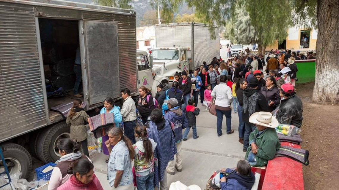 Llegan a Miquihuana brigadas asistenciales