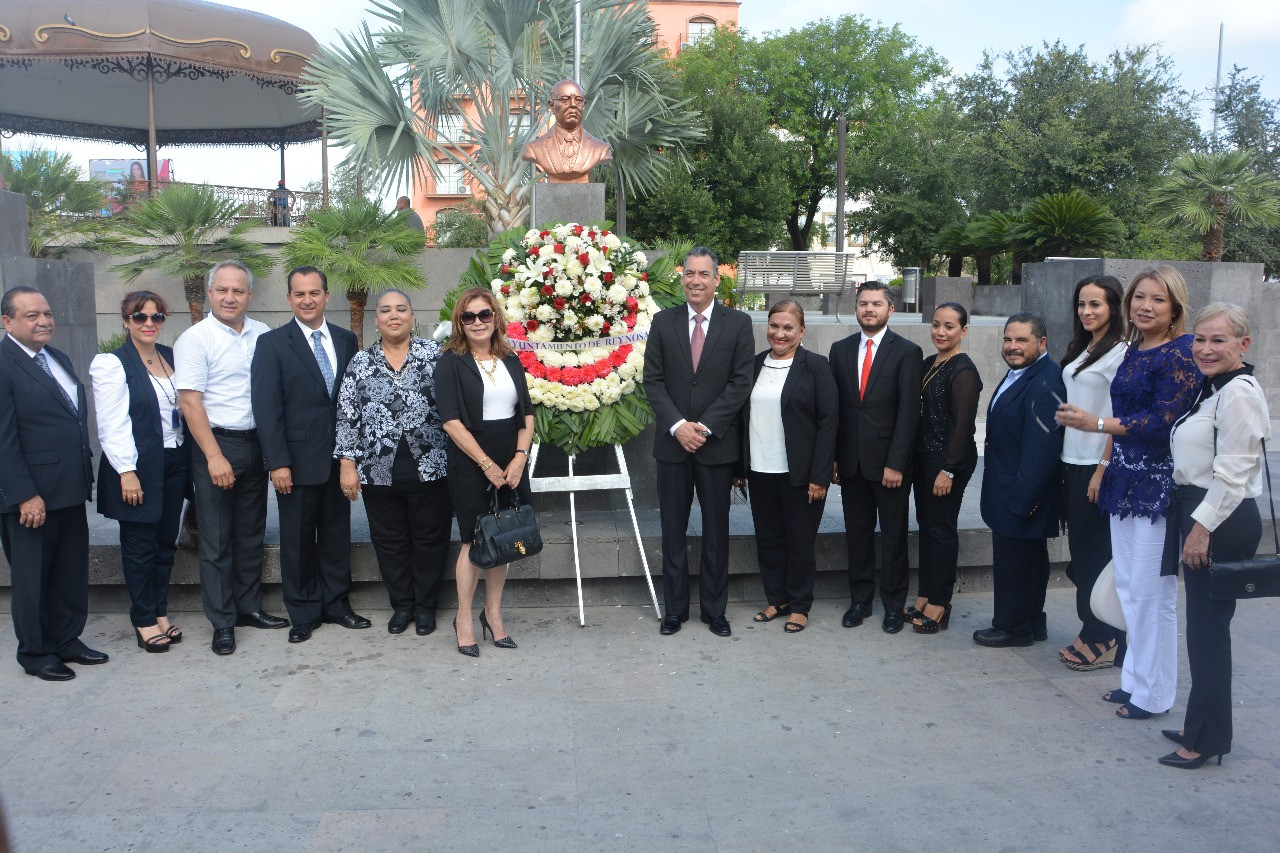 Rinde Ayuntamiento Homenaje al Ing. Marte R. Gómez