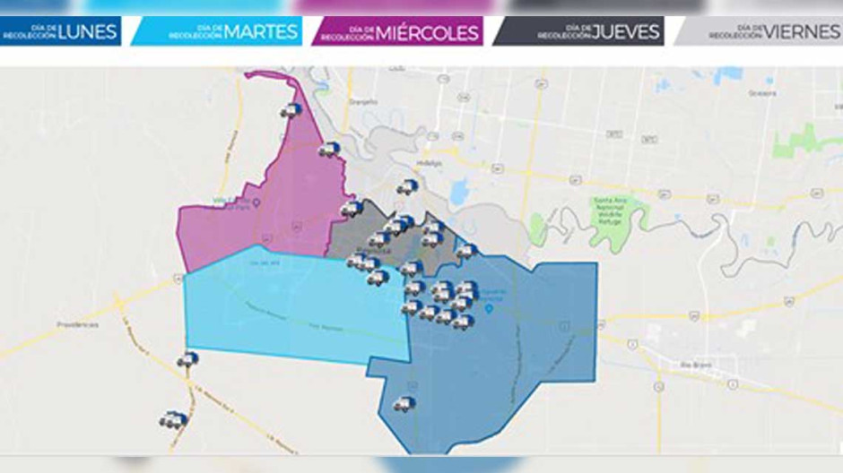 Ubica tu camión recolector de basura