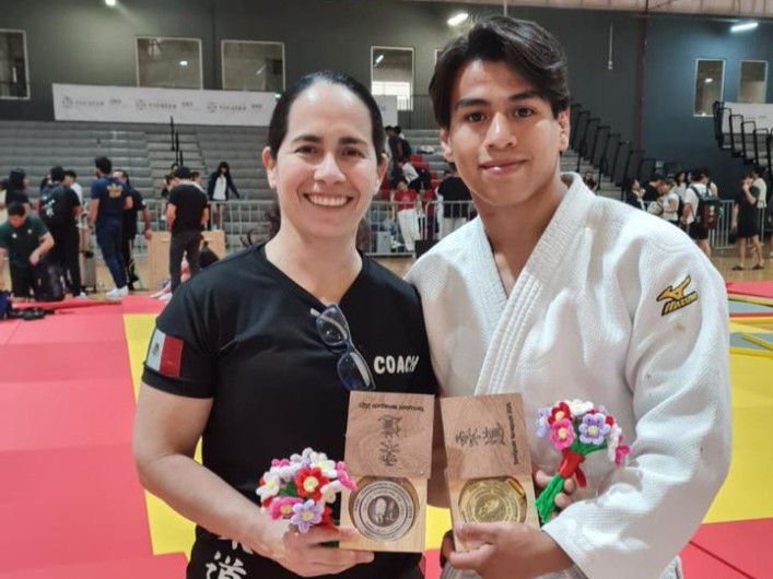 Alumno de la UAT consigue oro y plata en el Nacional de Judo