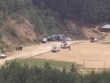 Un muerto tras desplome de helicóptero de la Semar