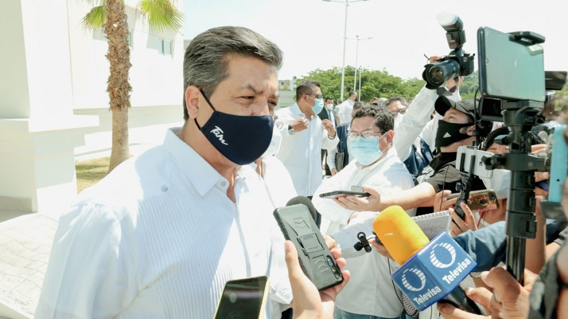 Inaugura gobernador tres salas de audiencia en  Altamira