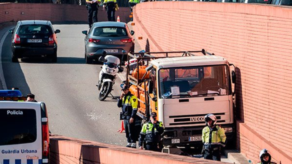 Roban gas butano en Barcelona, España 