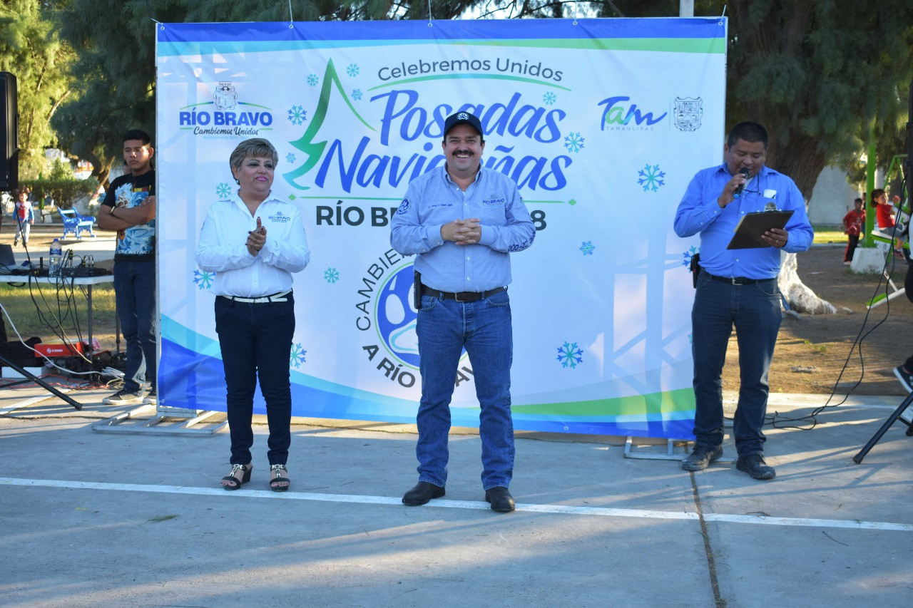 Se llevan a cabo Posadas Navideñas 2018 en Río Bravo