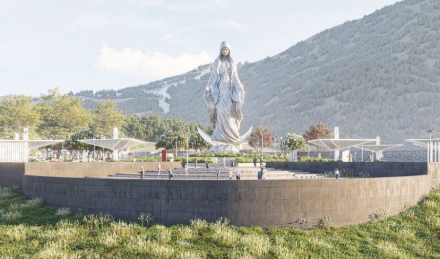 Arranca construcción de plazoleta turística en El Chorrito