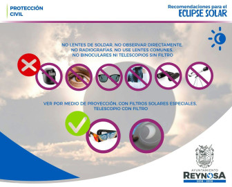 Emite PC recomendaciones por riesgos de eclipse