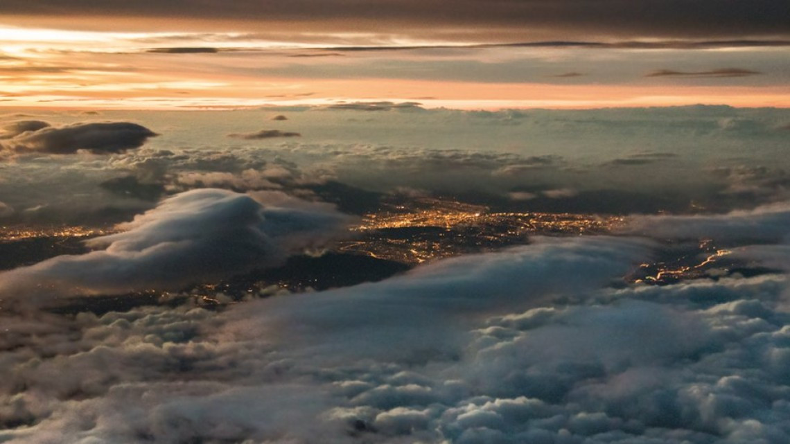 ¡Como jamás las habías visto! Piloto captura espectaculares fotografías desde su avión