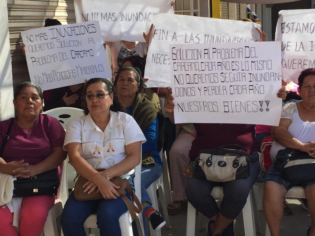 Piden avance en proyecto que evite inundaciones en Villas de Altamira