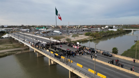 Avisan autoridades sobre cierre temporal del puente internacional II por “Ceremonia del Abrazo 2025”
