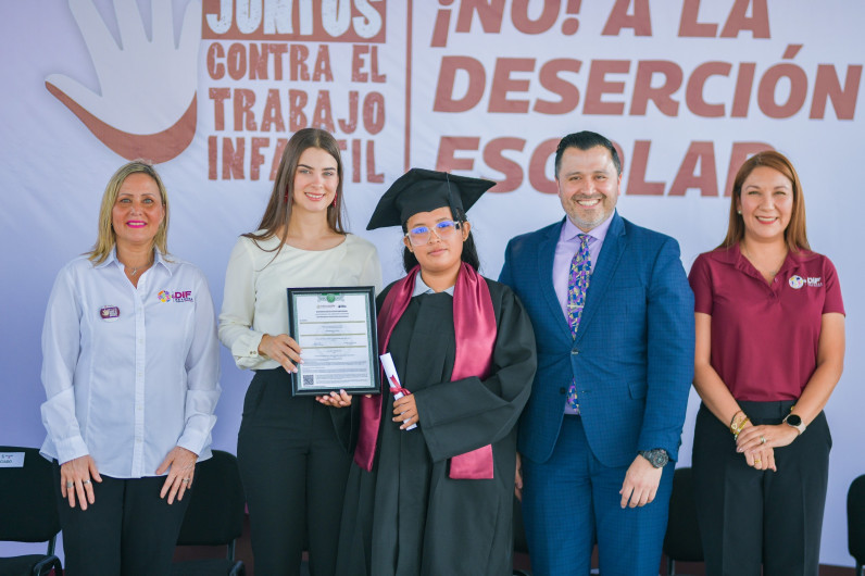 Reafirma DIF-Reynosa su lucha contra el trabajo infantil y celebra logros educativos de niñas, niños y adolescentes
