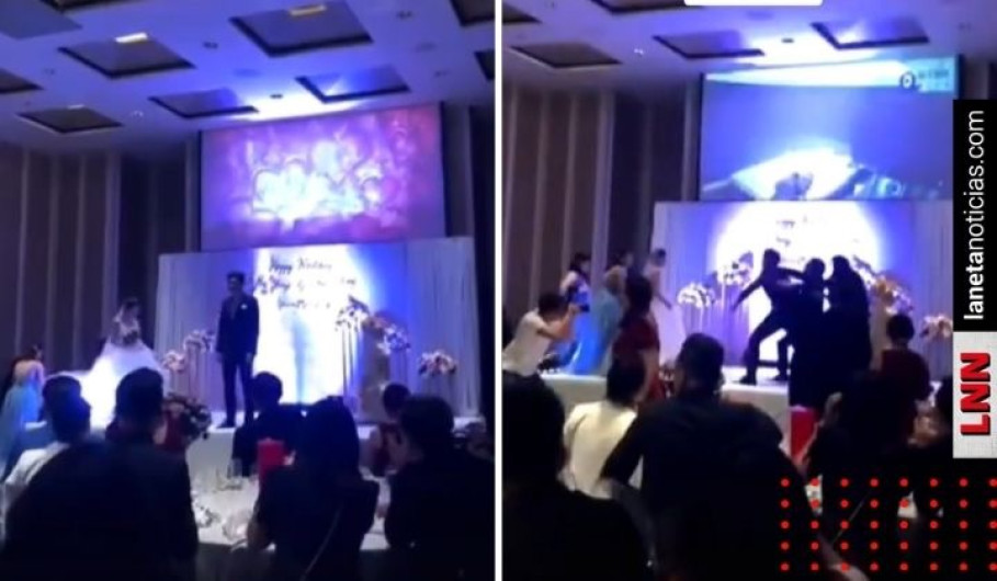 Novio exhibe infidelidad de su pareja…¡en plena boda!