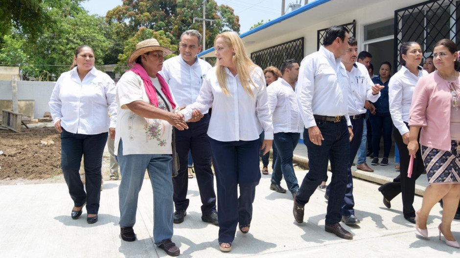Inauguran trabajos de rehabilitación en la Escuela Primaria “Amado  Nervo’’ de Altamira
