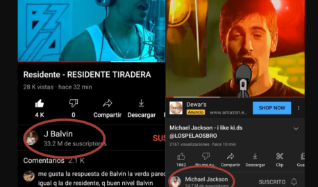 Hackea canales de Youtube de artistas como Daddy Yankee, J Balvin, Michael Jackson, entre otros