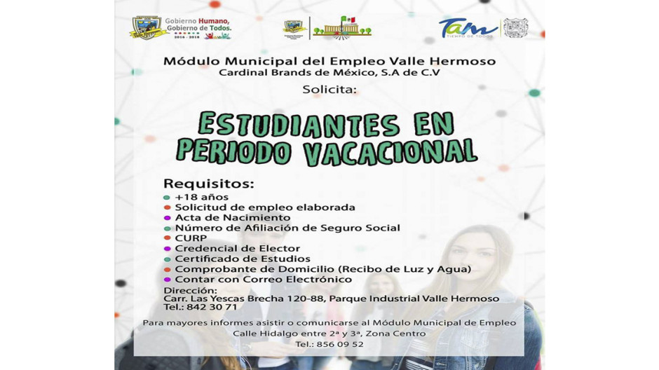 Cardinal Brands da a oportunidades de trabajo a estudiantes